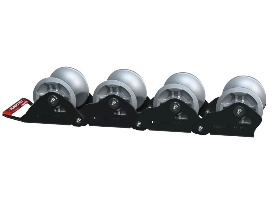 Cable guide roller chain - 4-part