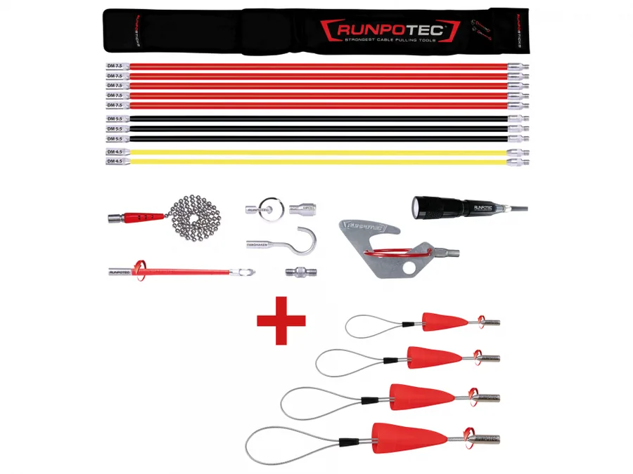 RUNPOSTICKS+Cable pulling loop Set thr.