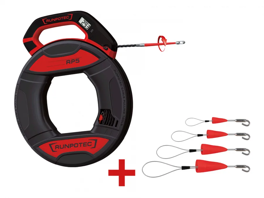 RP5 meter counter 30m+pull loop hook Set