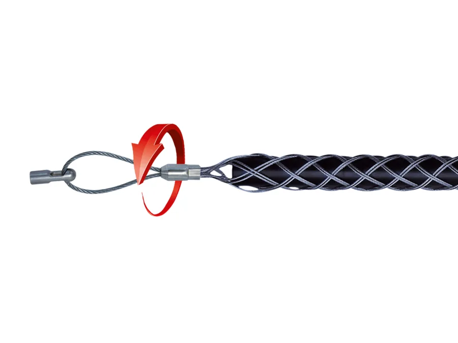 Cable pulling grip with thread Ø 19-25mm