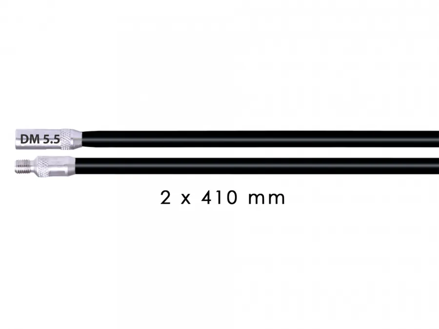 RUNPOSTICKS black (medium) - 2 x 410 mm