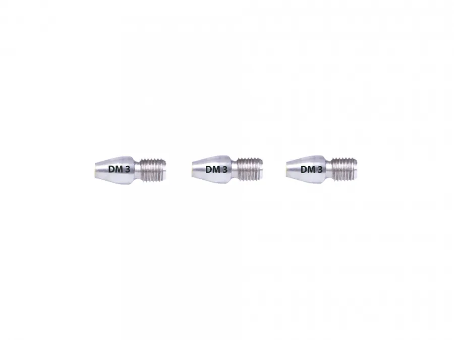 Fiberglass End cap set, ext.thread Ø3mm